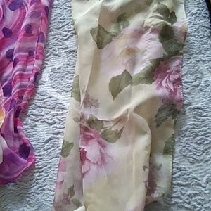 Ladies 54" inch long Italian Scarves